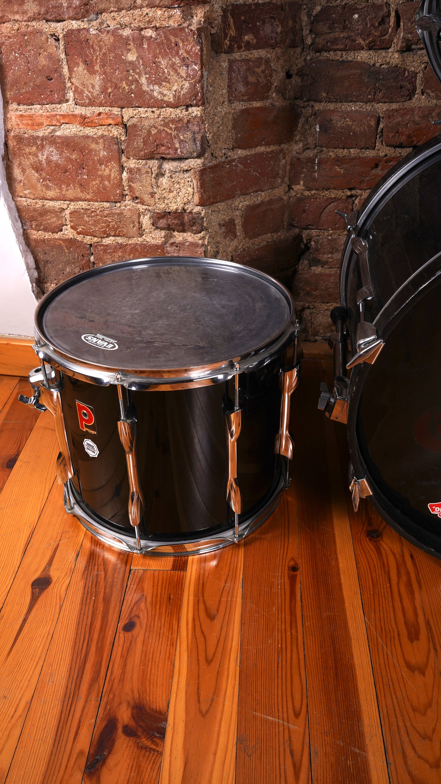 Premier APK 1988 Piano Black Made in England Akustik Davul Seti (2.El)