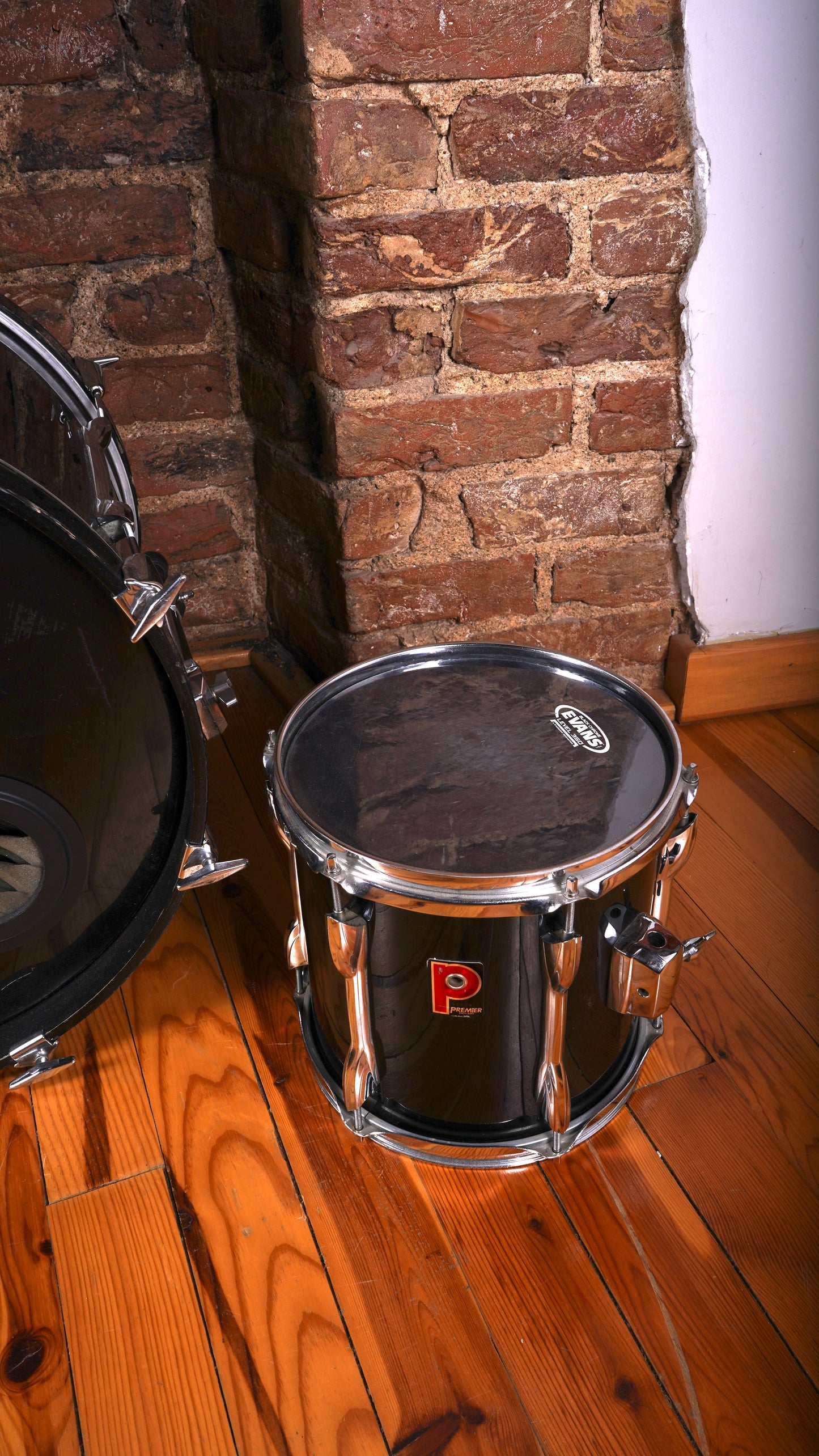 Premier APK 1988 Piano Black Made in England Akustik Davul Seti (2.El)