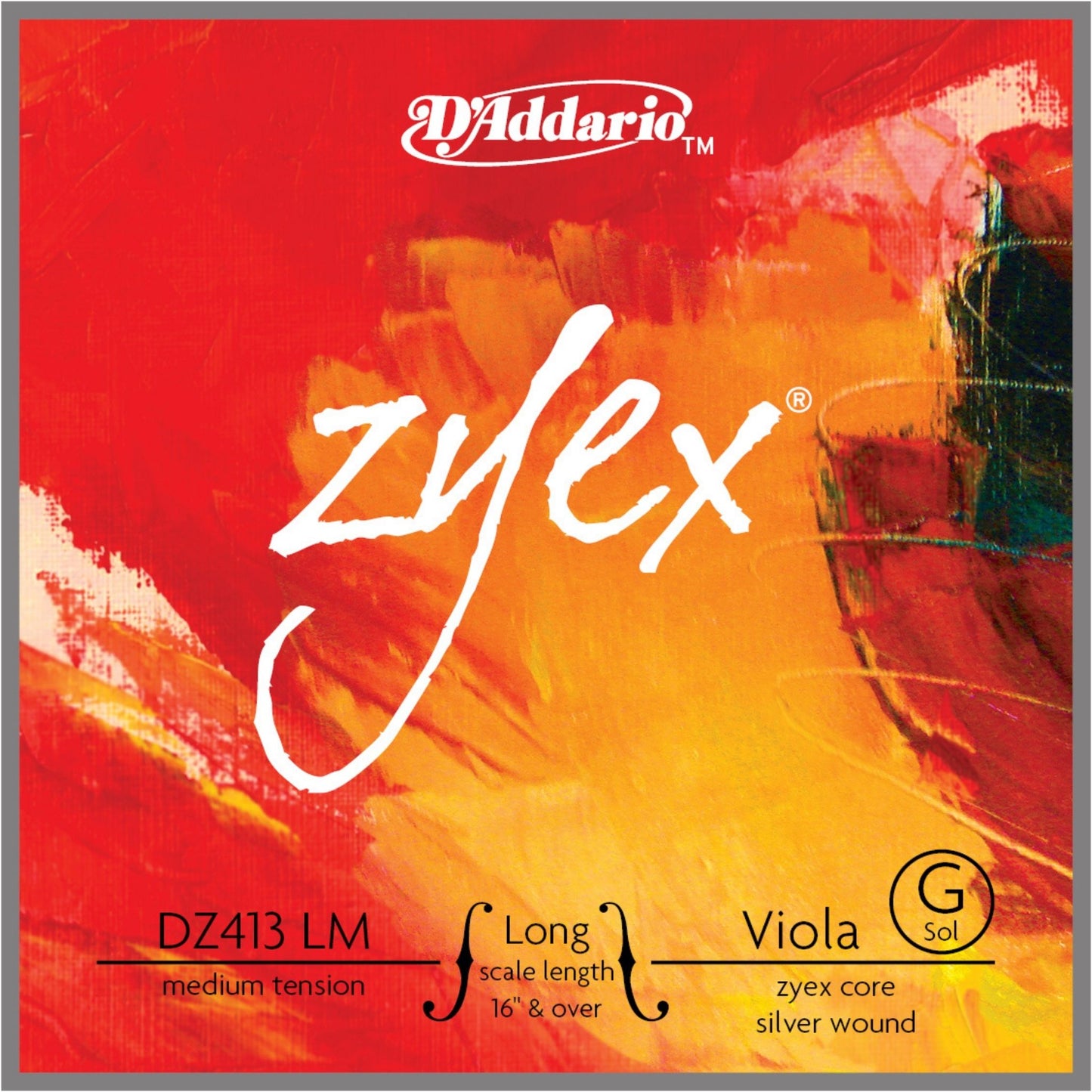 D'Addario DZ413LM Zyex Viyola Teli