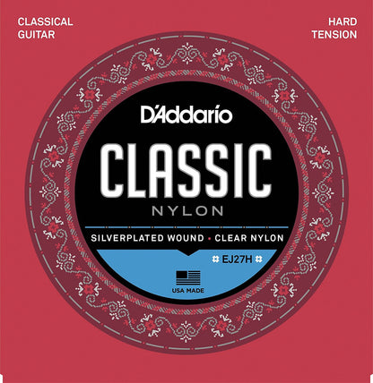 D'Addario EJ27H Classic Nylon Hard Tension Klasik Gitar Teli