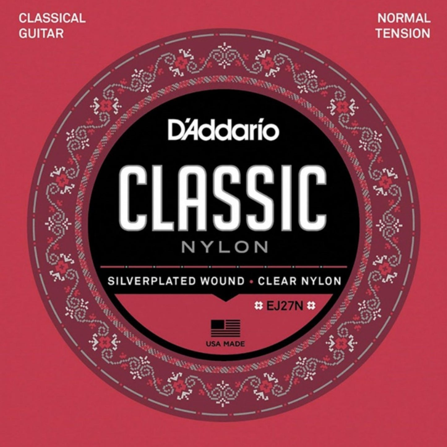 D'Addario EJ27N Classic Nylon Normal Tension Klasik Gitar Teli