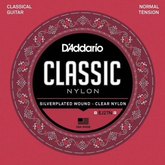 D'Addario EJ27N Classic Nylon Normal Tension Klasik Gitar Teli