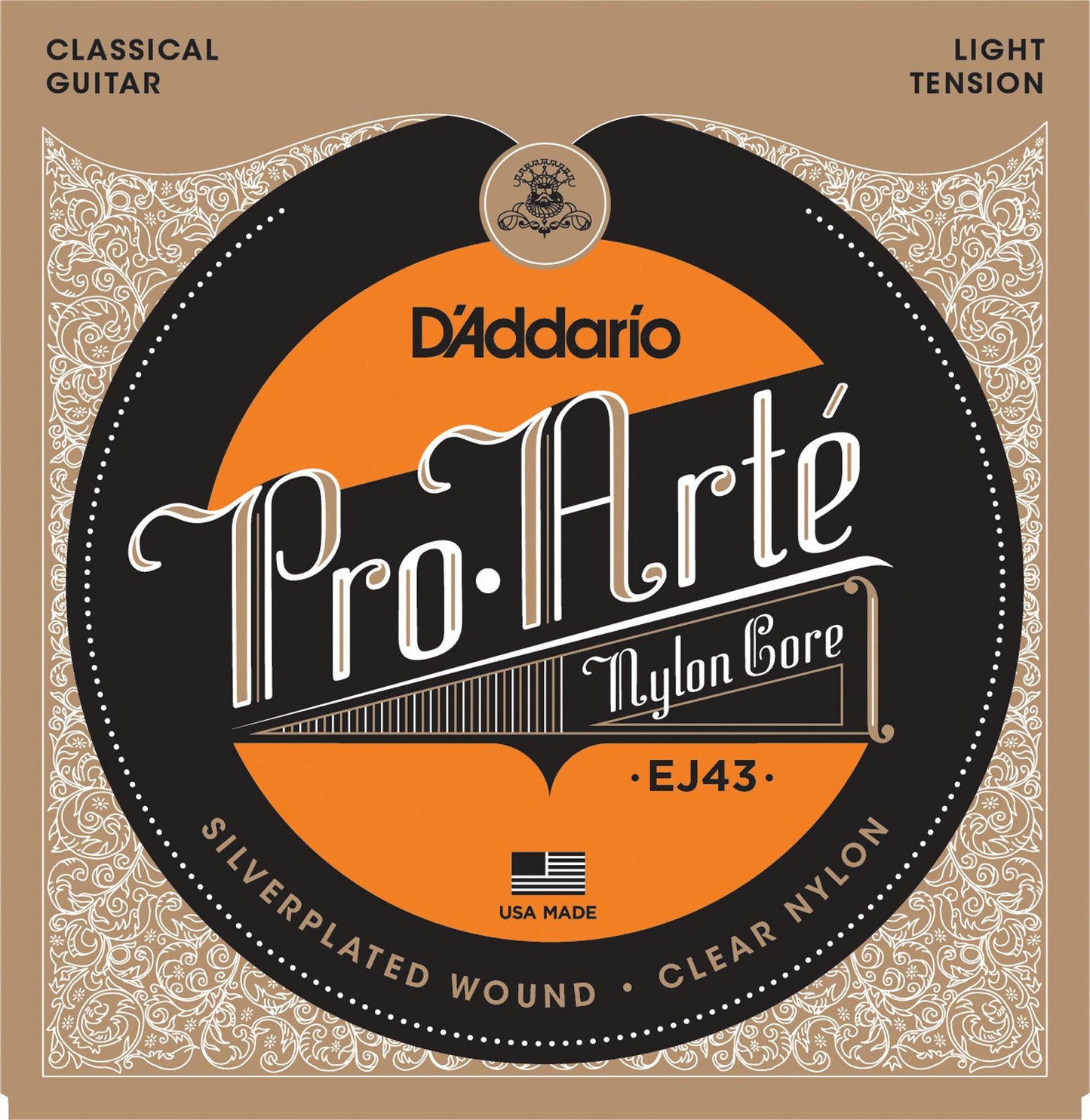 D'Addario EJ43 Pro-Arte Nylon Light Tension Klasik Gitar Teli