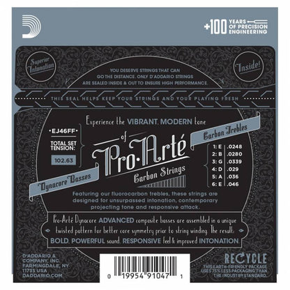 D'Addario EJ46FF Pro-Arte Carbon Hard Tension Klasik Gitar Teli