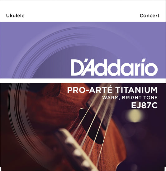 D'Addario EJ87C Concert Ukulele Teli