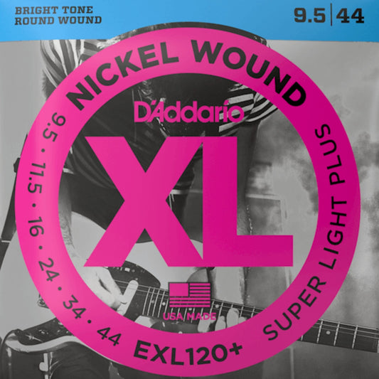 D'Addario EXL120+ XL Nickel Elektro Gitar Teli - Super Light Plus (9,5-44)