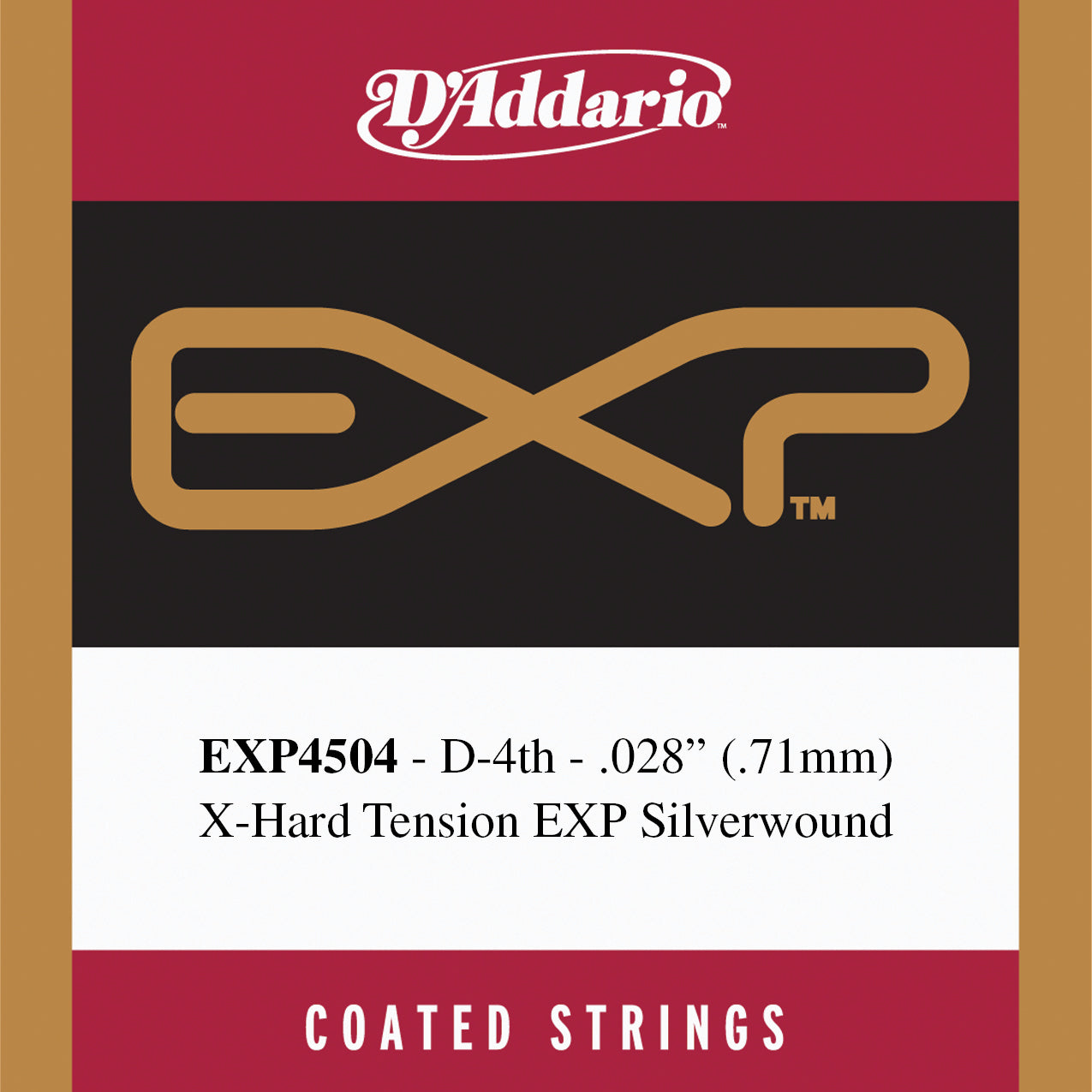 D'Addario EXP4504 Pro-Arte Nylon Hard Tension Klasik Gitar Tek Tel (Re)