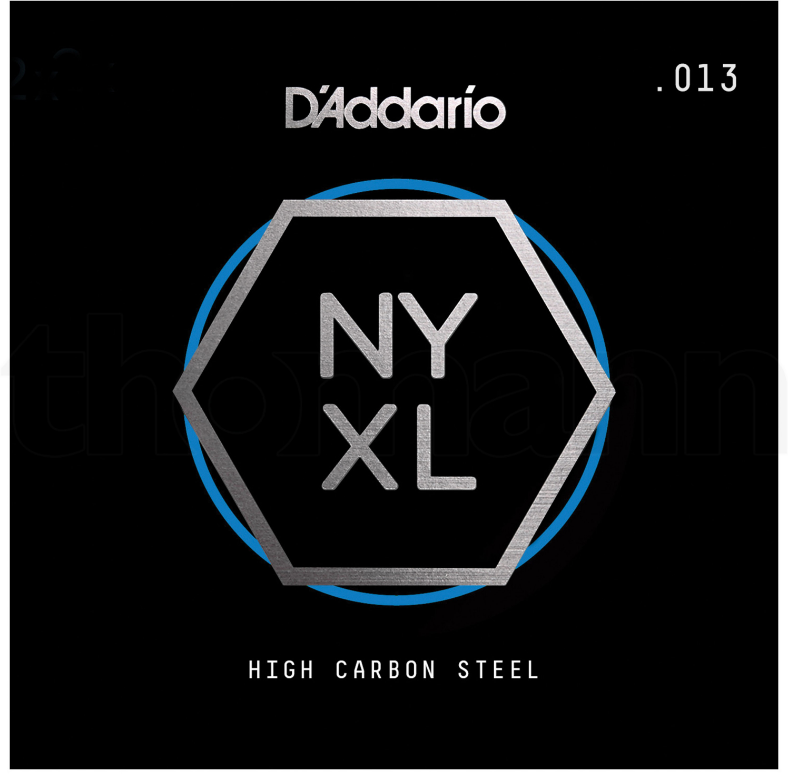 D'Addario NYS013 High Carbon Steel Single Elektro ve Akustik Gitar Tek Tel (13)