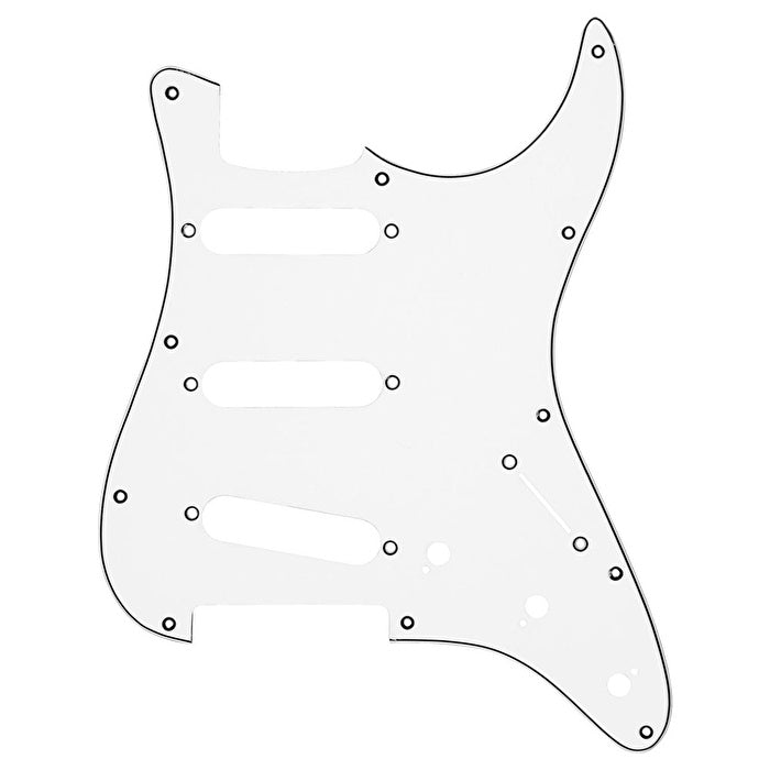 DiMarzio FG2108W Strat Pickguard - Beyaz