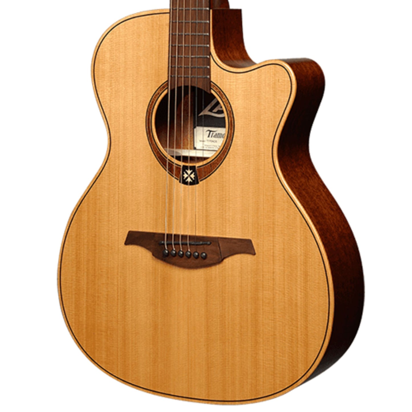 LAG GLA T170ACE Tramontane Auditorium Cutaway Elektro Akustik Gitar