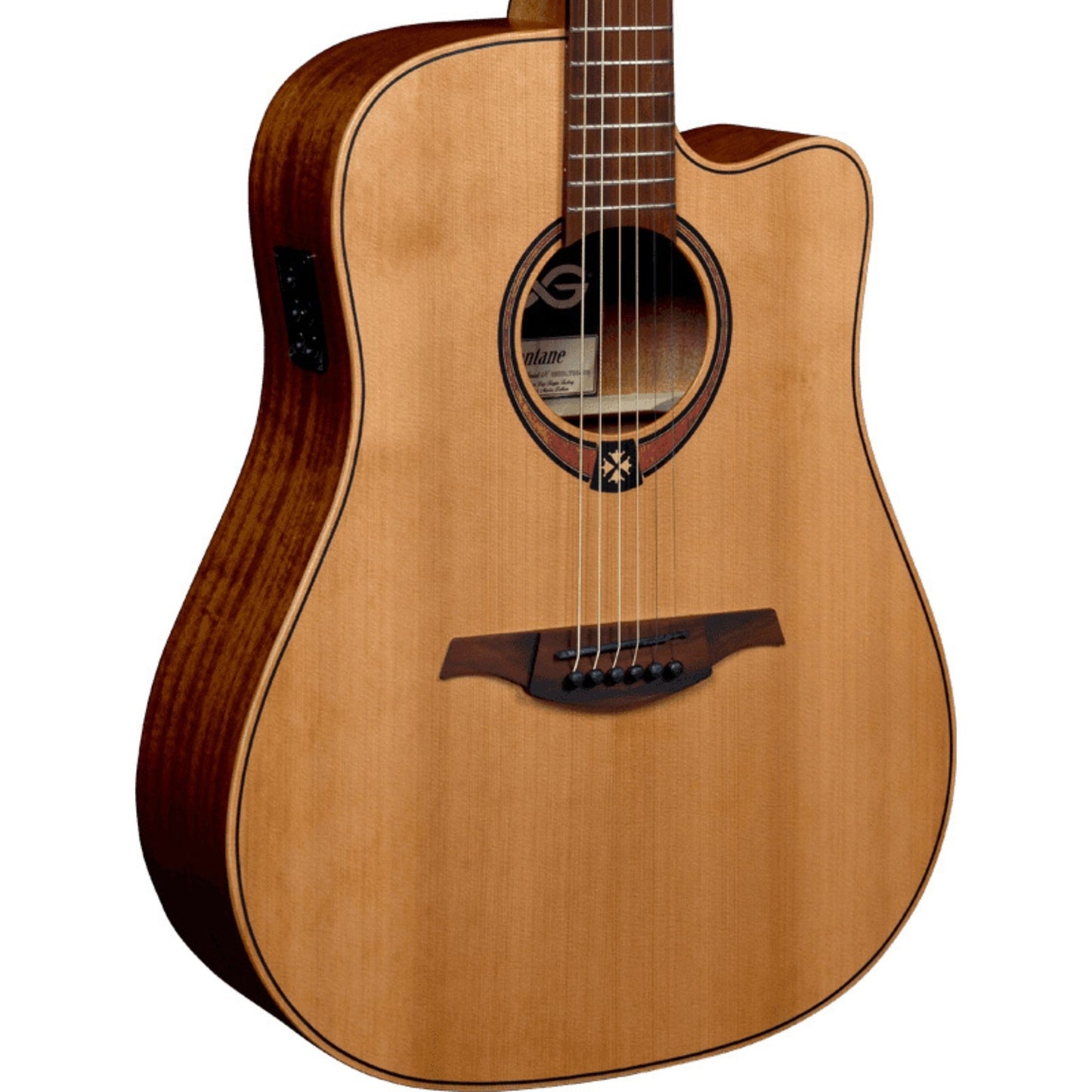 LAG GLA T170DCE Dreadnought Elektro Akustik Gitar