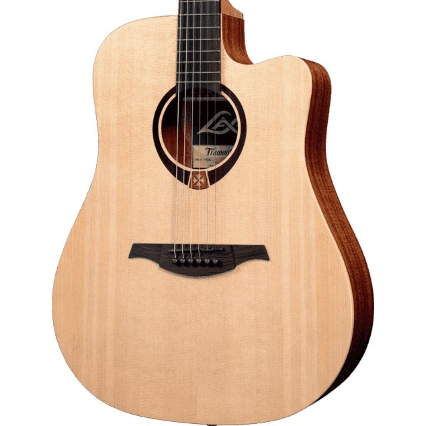 LAG GLA T70DCE Tramontane Dreadnought Cutaway Elektro Akustik Gitar