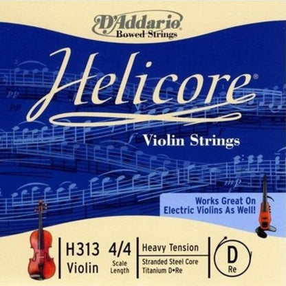 D'Addario H311 Helicore 4/4 Tek Keman Teli - Medium (Mi)