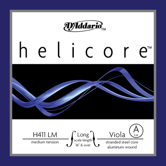 D'Addario H411LM Helicore Tek Viyola Teli - Medium (La)