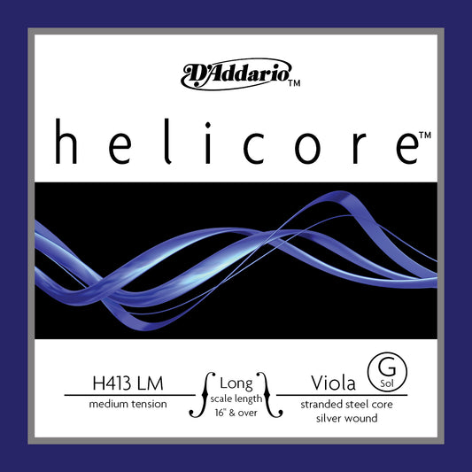 D'Addario H413LM Helicore Tek Viyola Teli - Medium (Sol)