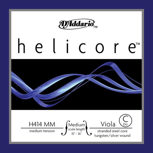 D'Addario H414MM Helicore Tek Viyola Teli - Medium (Do)