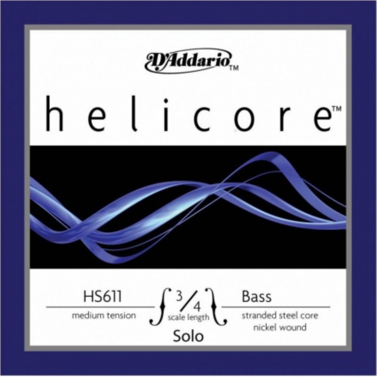 D'Addario HS611 Helicore 3/4 Tek Kontrbas Teli (La)