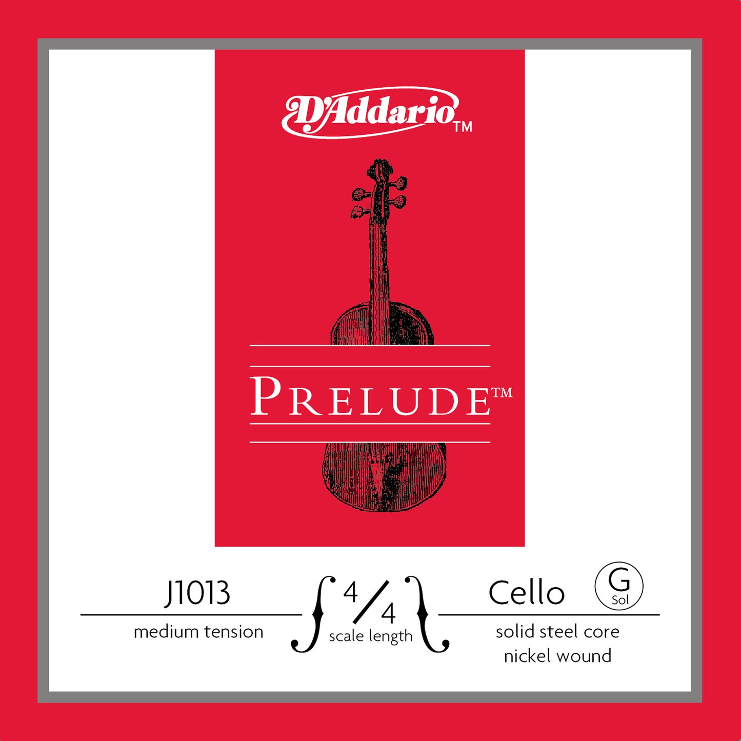 D'Addario J1013 4/4M Prelude 4/4 Tek Çello Teli (Sol)