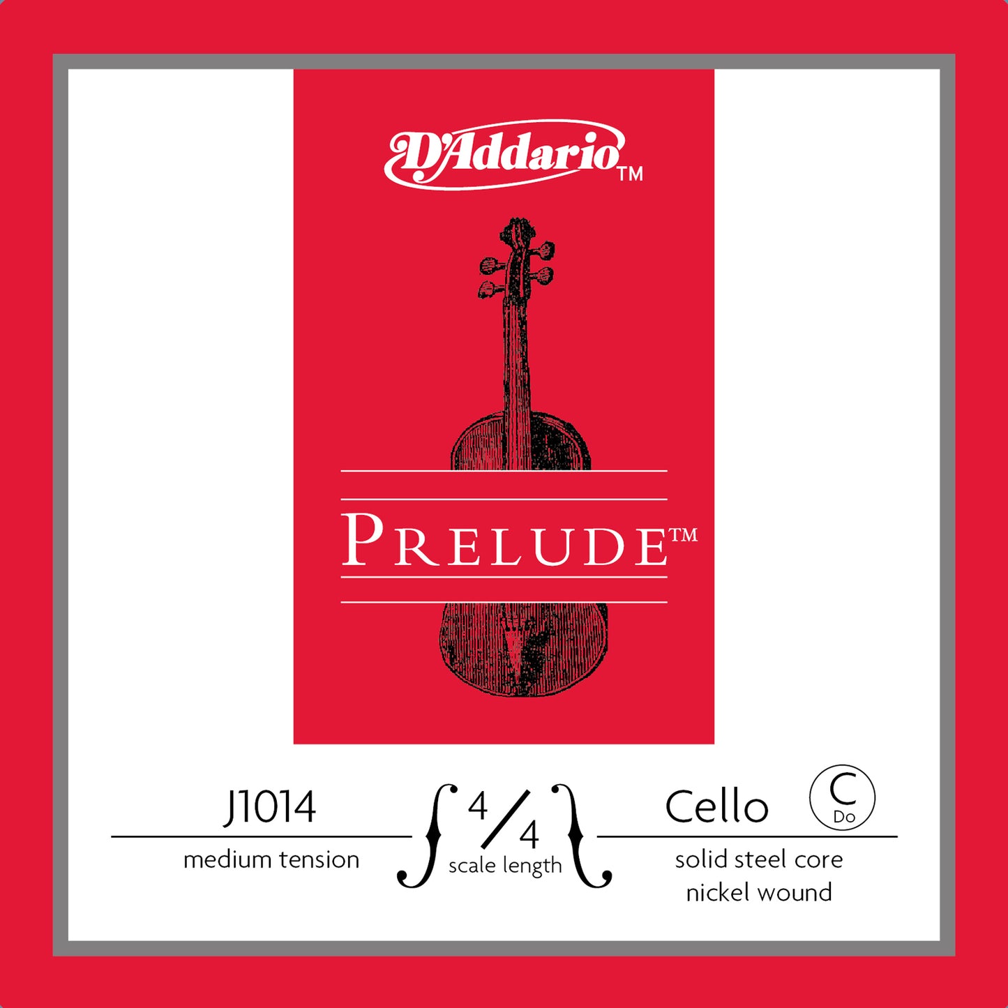 D'Addario J1014 4/4M Prelude 4/4 Tek Çello Teli (Do)