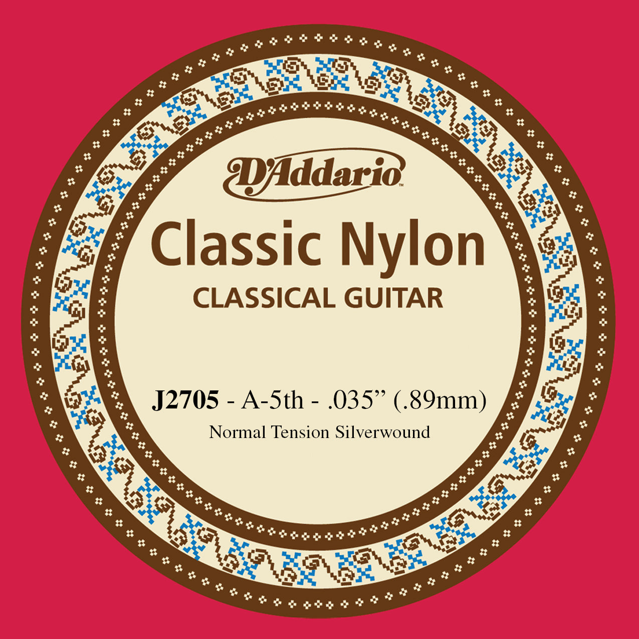 D'Addario J2705 Classic Nylon Normal Tension Klasik Gitar Tek Tel (La)