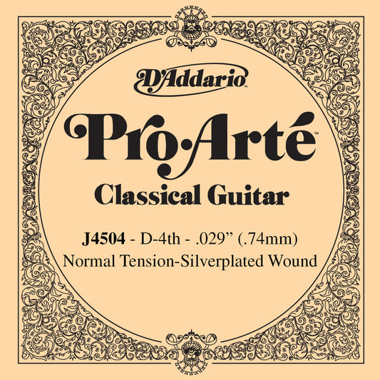 D'Addario J4504 Pro-Arte Normal Tension Klasik Gitar Tek Tel (Re)