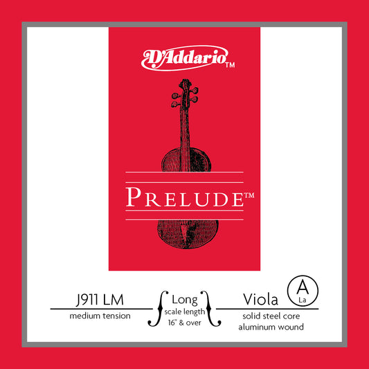 D'Addario J911LM Prelude Viyola Teli