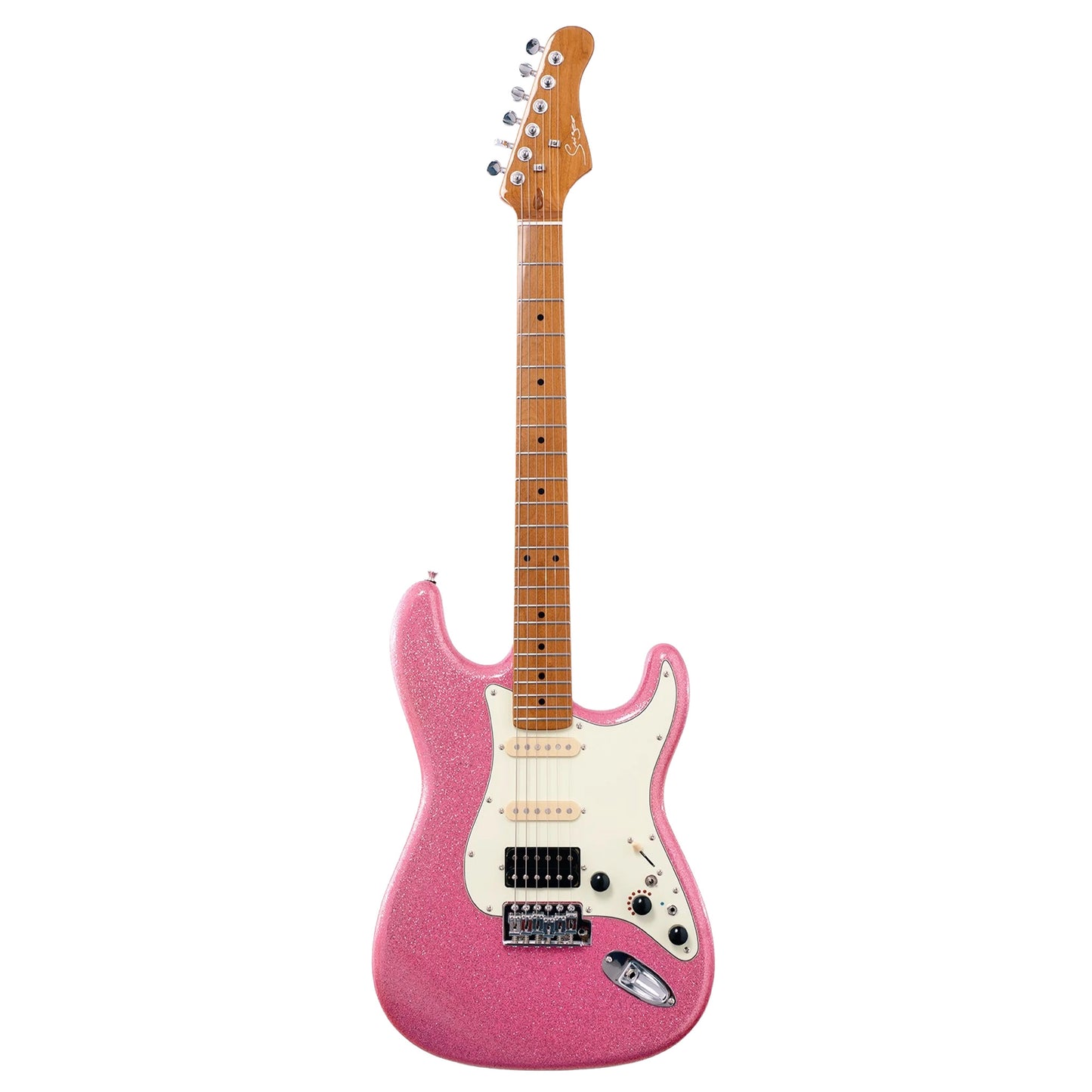 Smiger L-G2-I3 Efektli Elektro Gitar - Pembe