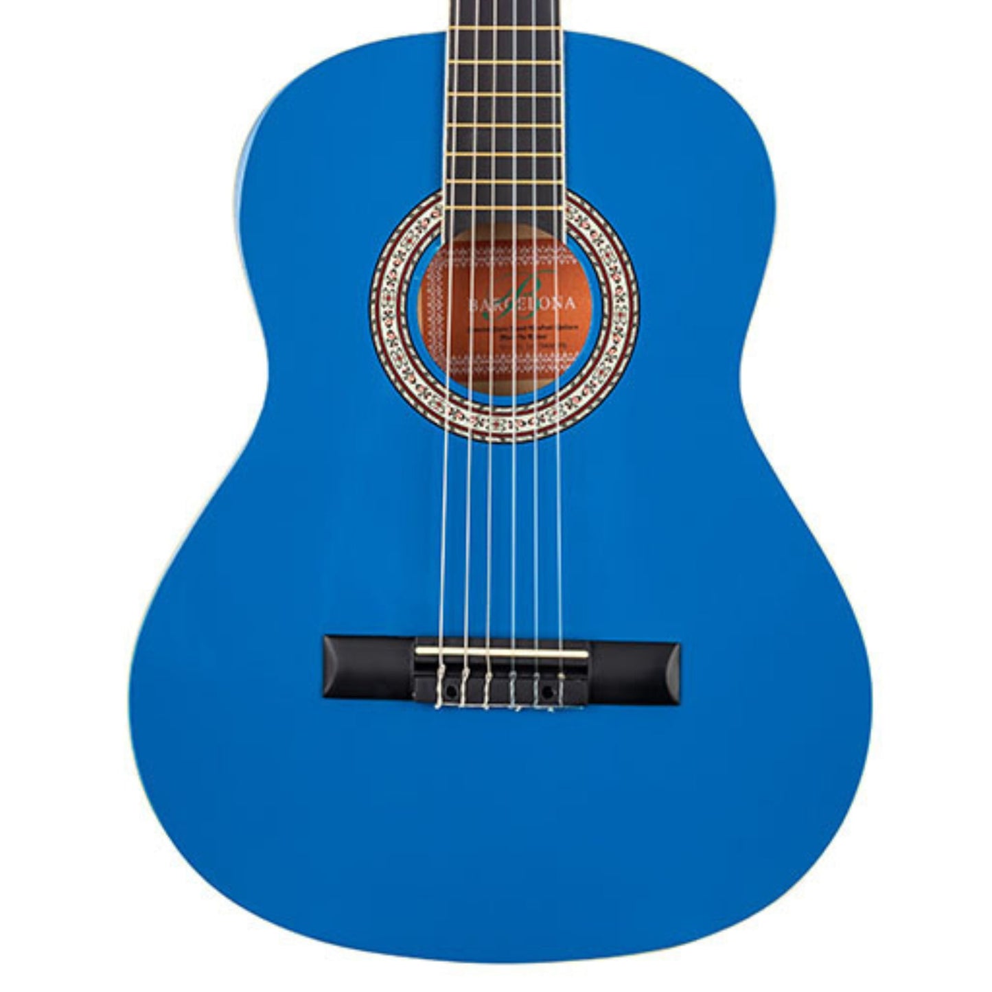 Barcelona LC 3600 BB Mavi Siyah 3/4 Klasik Gitar