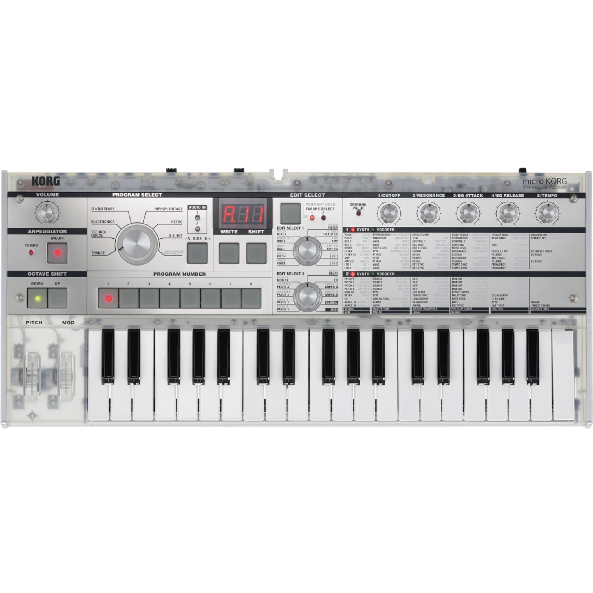 Korg microKORG Crystal Synthesizer – Kıvılcım Müzik