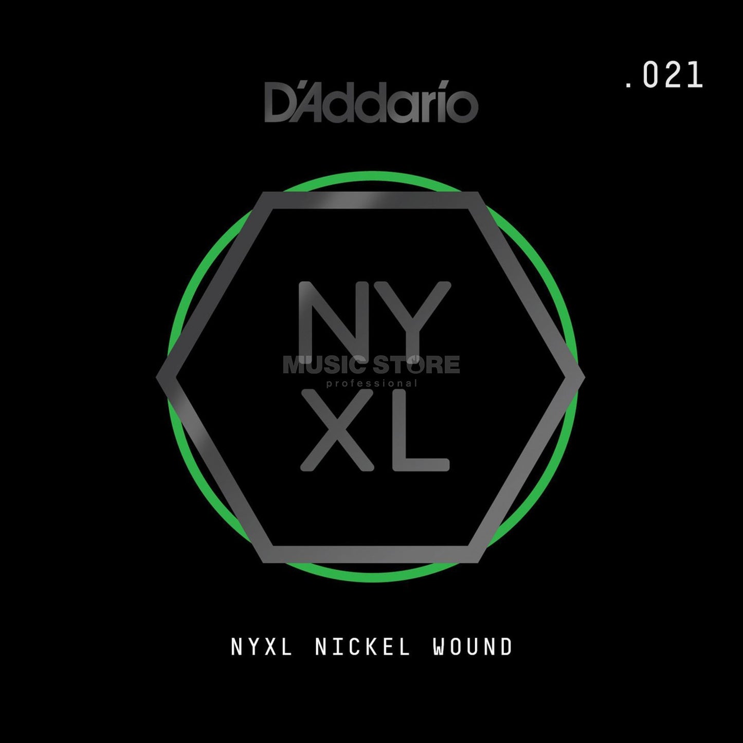 D'Addario NYNW021 NYXL Nickel Wound Elektro ve Akustik Gitar Tek Tel (21)