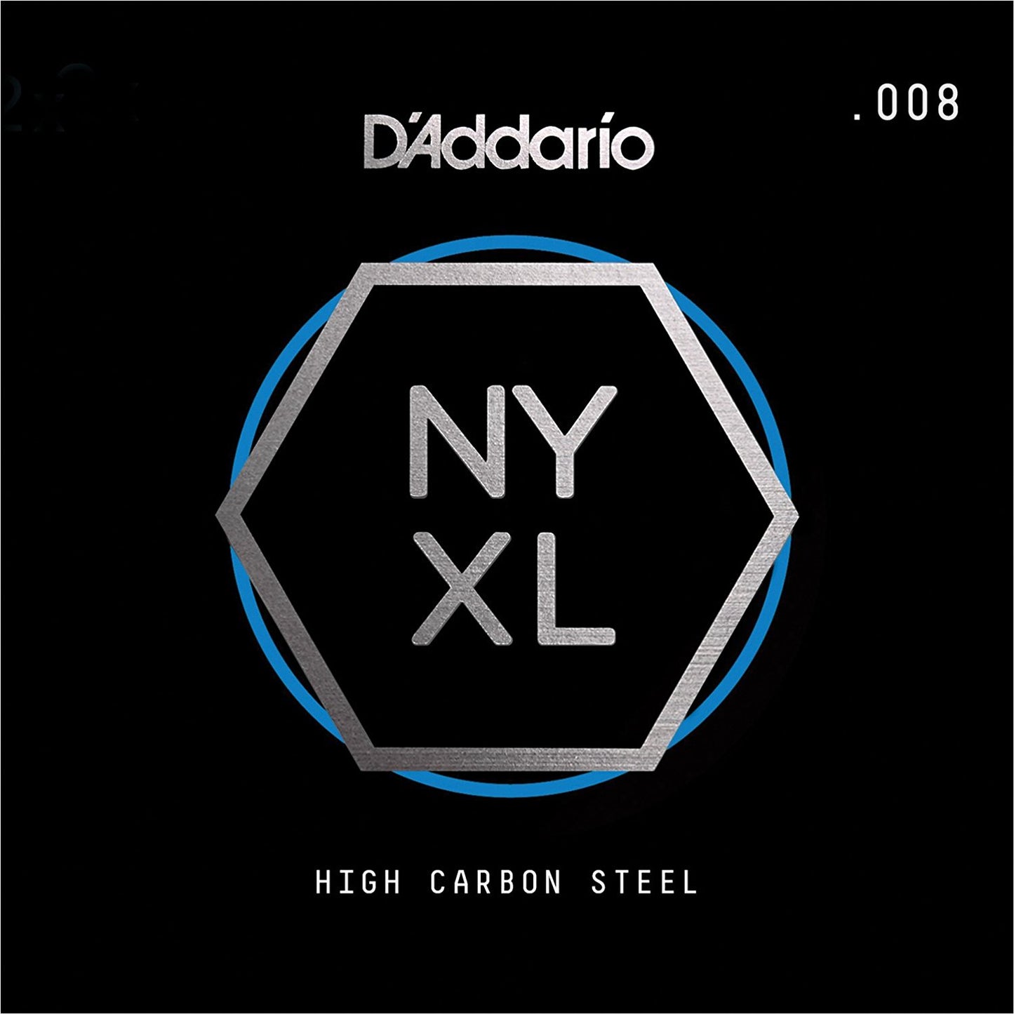 D'Addario NYS008 High Carbon Steel Single Elektro ve Akustik Gitar Tek Tel (8)