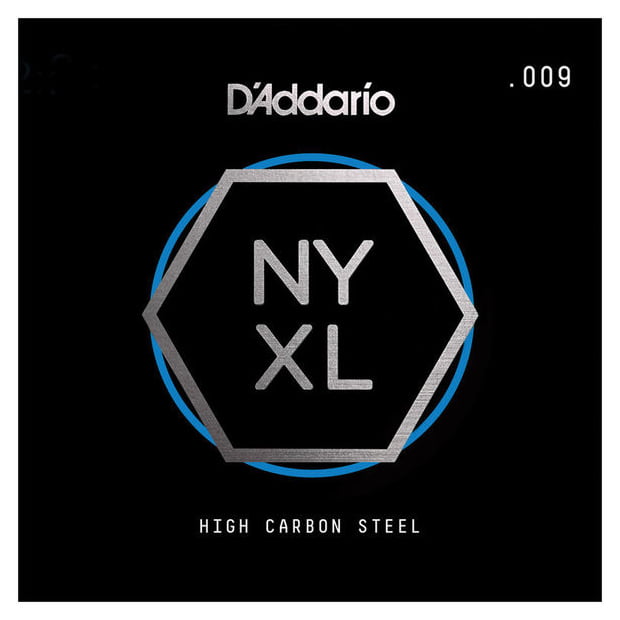 D'Addario NYS009 High Carbon Steel Single Elektro ve Akustik Gitar Tek Tel (9)