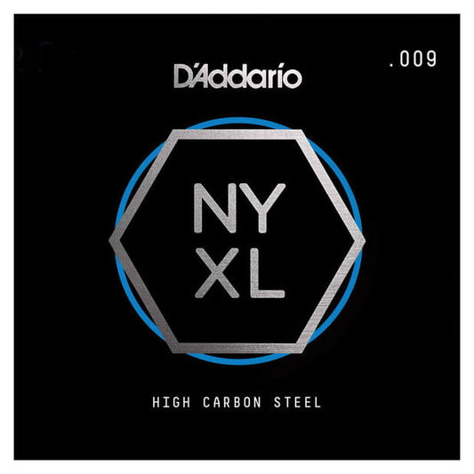 D'Addario NYS009 High Carbon Steel Single Elektro ve Akustik Gitar Tek Tel (9)