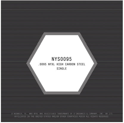 D'Addario NYS0095 High Carbon Steel Single Elektro ve Akustik Gitar Tek Tel (9.5)