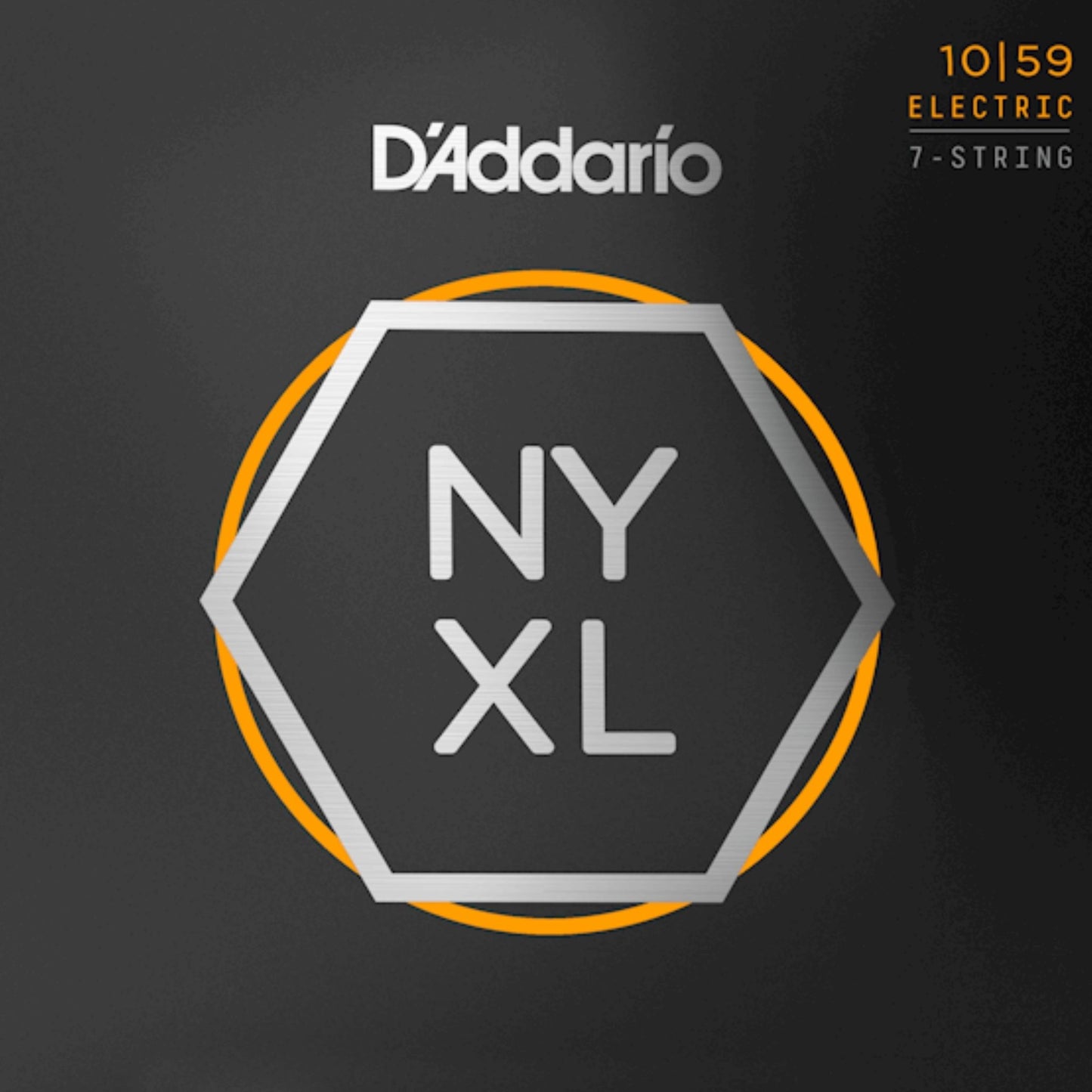 D'Addario NYXL1059 NYXL Nickel 7 Telli Elektro Gitar Teli - Regular Light (10-59)