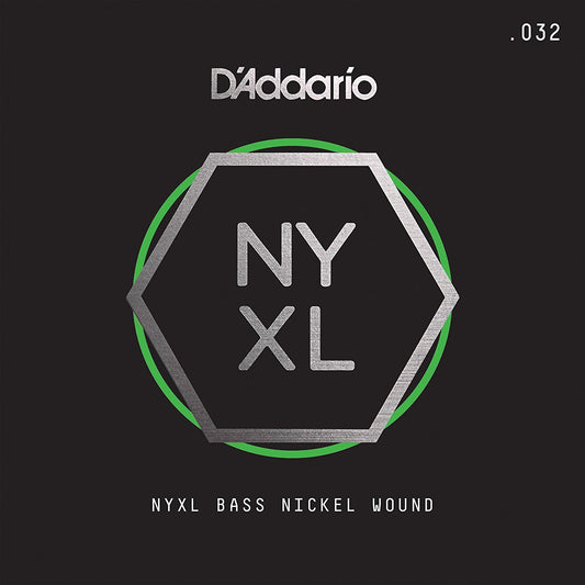 D'Addario NYXLB032 NYXL Nickel Bas Gitar Tek Tel (32)