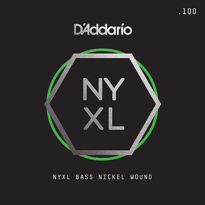 D'Addario NYXLB100 NYXL Nickel Bas Gitar Tek Tel (100)