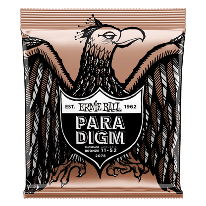 Ernie Ball 2078 Paradigm Light Phosphor Bronze Akustik Gitar Teli (11-52)