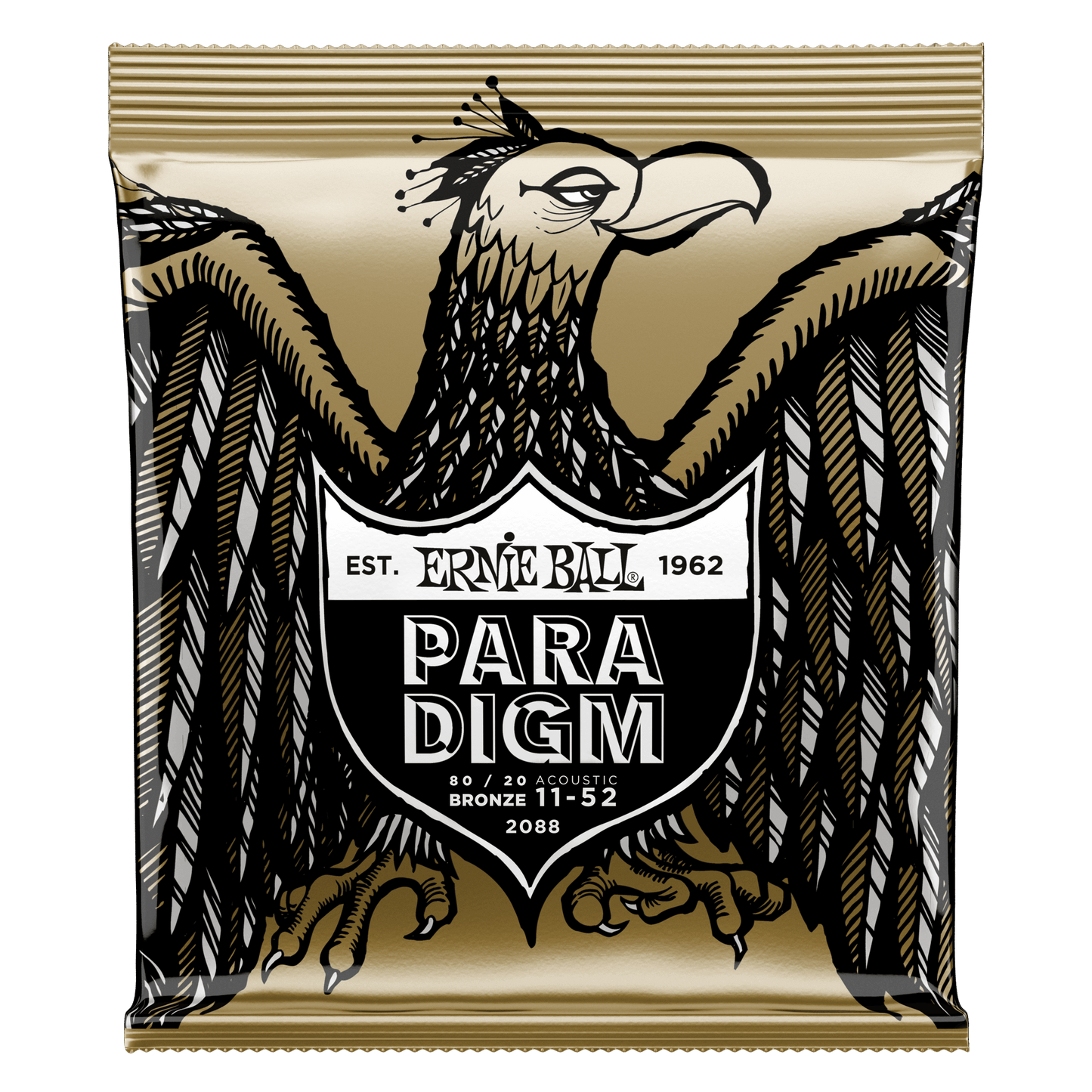 Ernie Ball 2088 Paradigm Light 80/20 Bronze Akustik Gitar Teli (11-52)