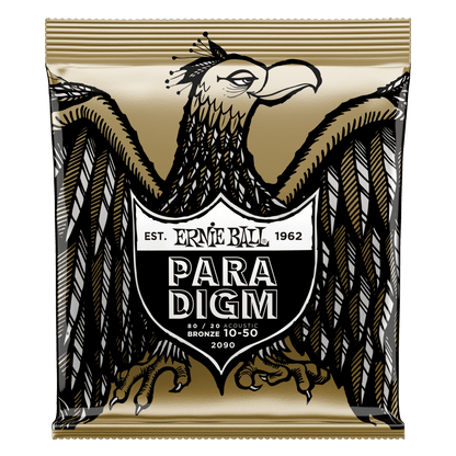 Ernie Ball 2090 Paradigm Extra Light 80/20 Bronze Akustik Gitar Teli (10-50)