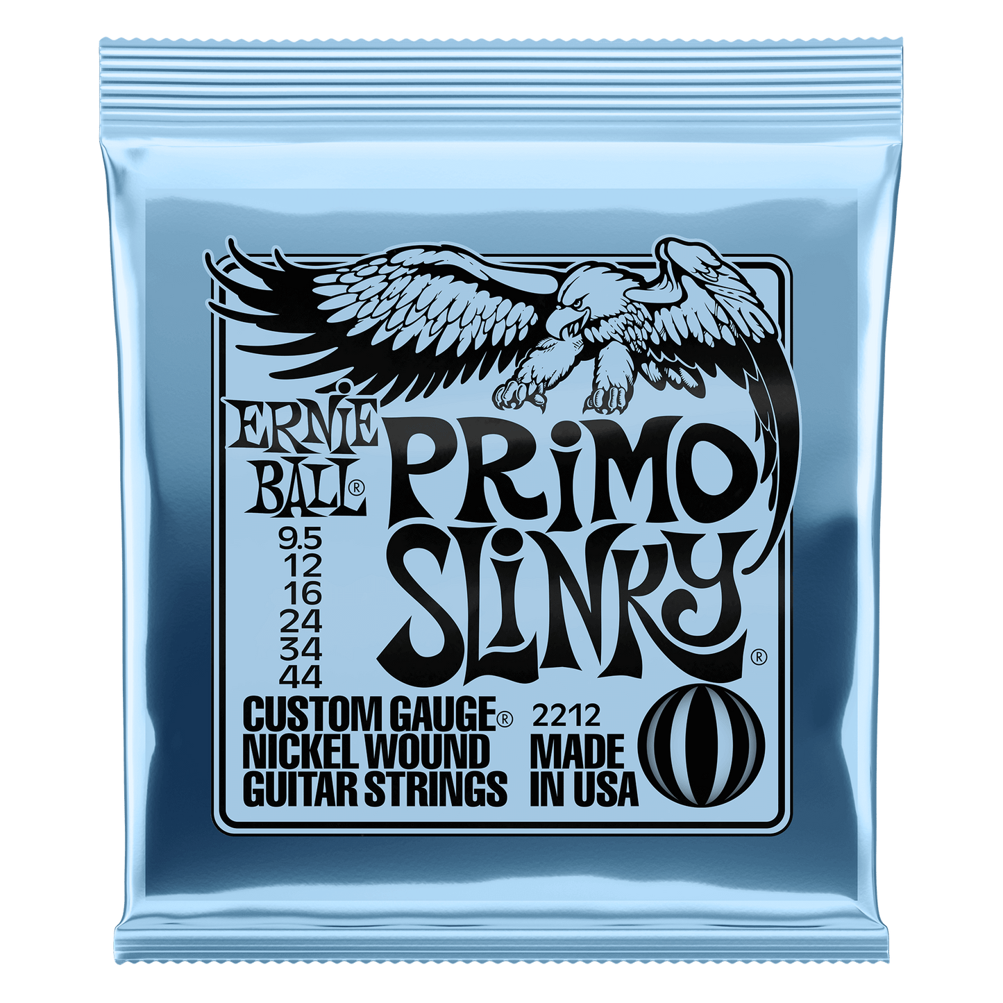 Ernie Ball 2212 Primo Slinky Nickel Elektro Gitar Teli (9.5-44)