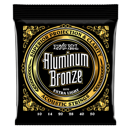 Ernie Ball 2570 Aluminum Bronze Extra Light Akustik Gitar Teli (10-50)