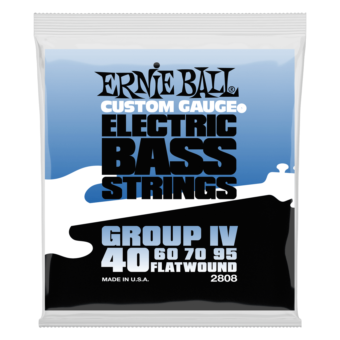 Ernie Ball 2808 Flatwound Group IV Bas Gitar Teli (40-95)