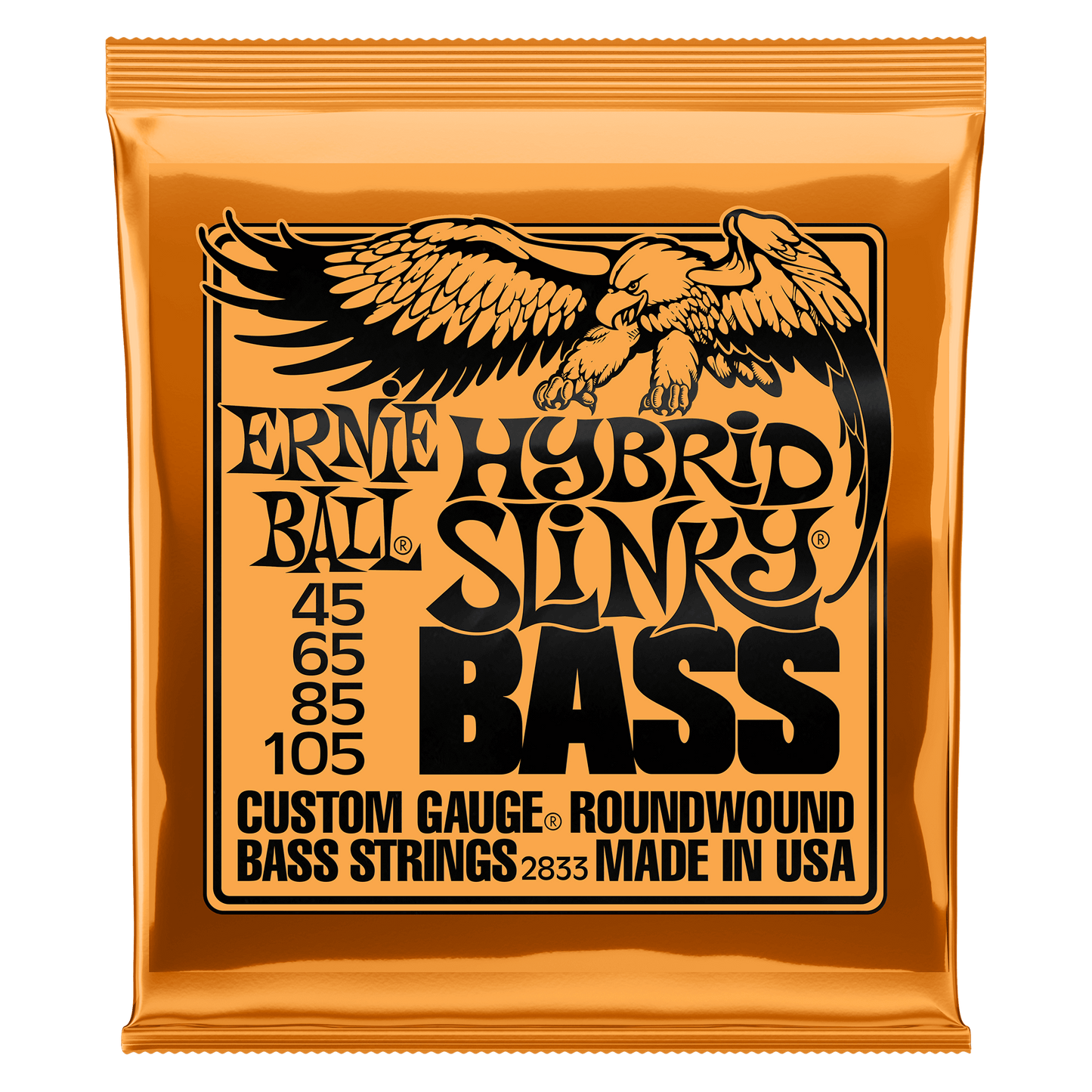 Ernie Ball 2833 Hybrid Slinky Round Wound Bas Gitar Teli (45-105)