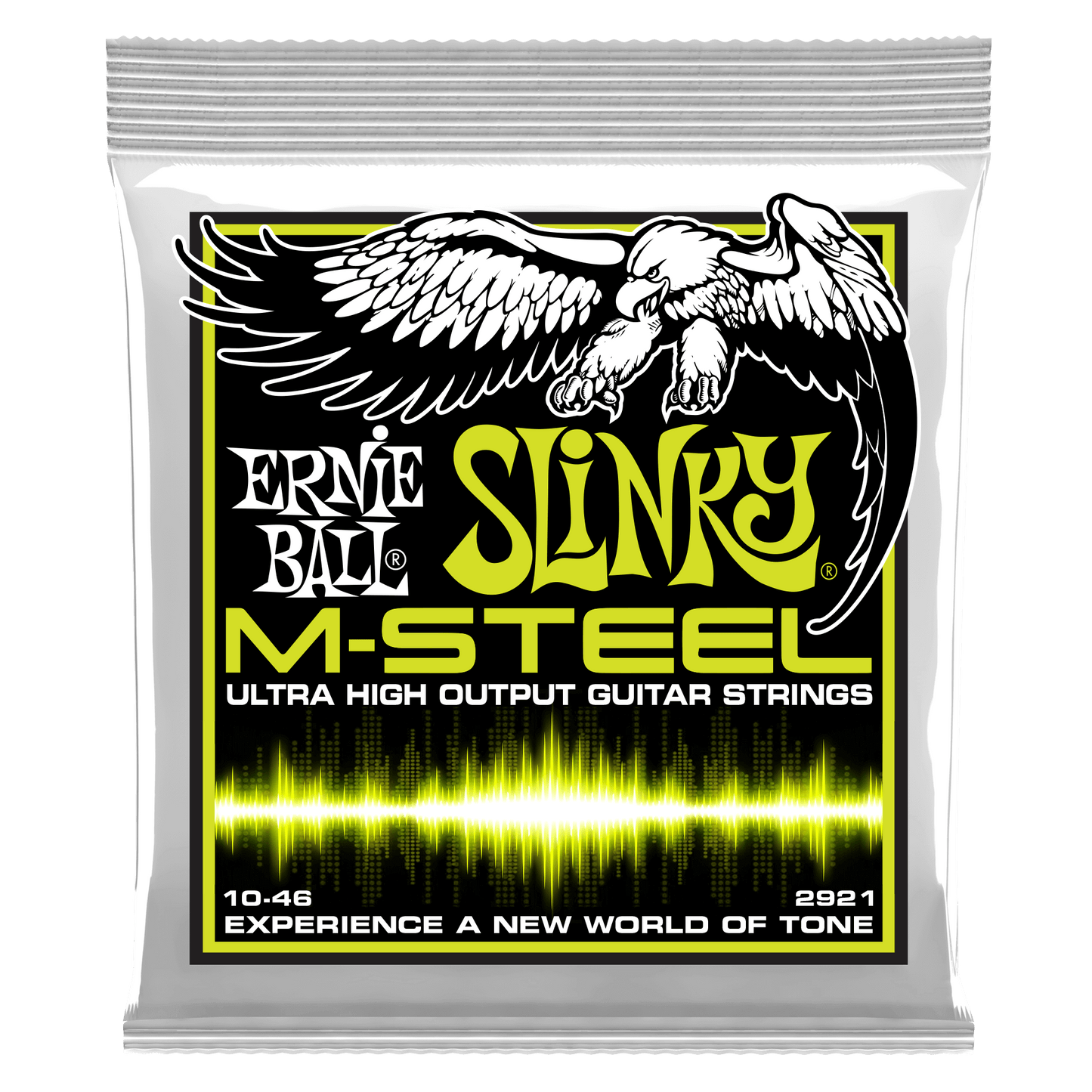 Ernie Ball 2921 M-Steel Regular Slinky Elektro Gitar Teli (10-46)