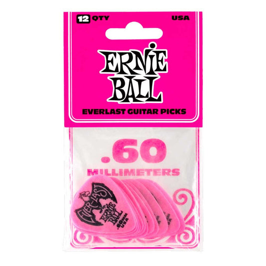 Ernie Ball P09179 Evarlast Pena - .60mm Pembe (12 Adet)