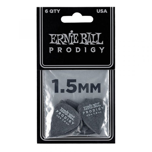 Ernie Ball P09199 Prodigy Pena - 1.5 mm Black Standard (6 Adet)