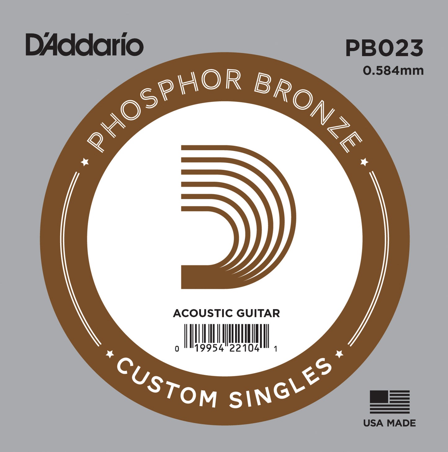 D'Addario Phosphor Bronze Akustik Gitar Tek Tel (23)