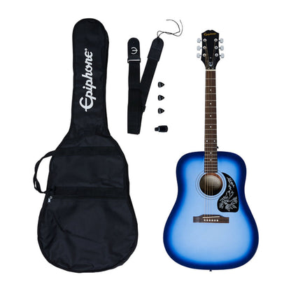 Epiphone Starling Akustik Gitar Seti - Starlight Blue