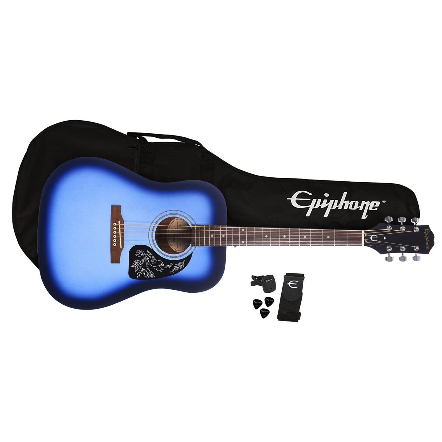 Epiphone Starling Akustik Gitar Seti - Starlight Blue